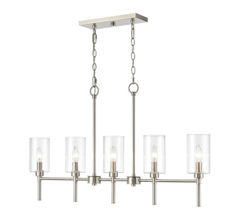 Chastine 5-Light Chandelier Ceiling Light Brushed Nickel (670|9925-BN)