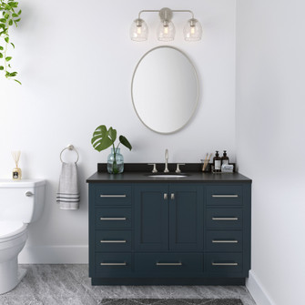 Gallos 3-Light Vanity Brushed Nickel (670|498003-BN)
