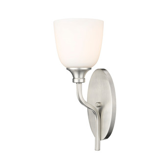 Alberta 1-Light Wall Sconce Brushed Nickel (670|491001-BN)