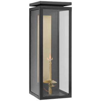 Fresno Large 3/4 Gas Wall Lantern (279|CHO 2551BLK-CG)