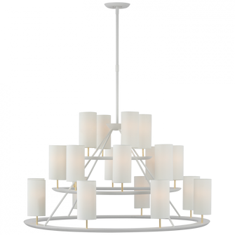 Trevi XL 3-Tier Chandelier (279|ARN 5285WHT/G-L)