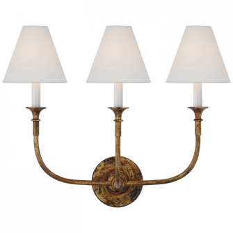 Piaf Triple Sconce (279|TOB 2452AG-L)