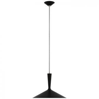 Rosetta Large Pendant (279|ARN 5541BLK/PN)