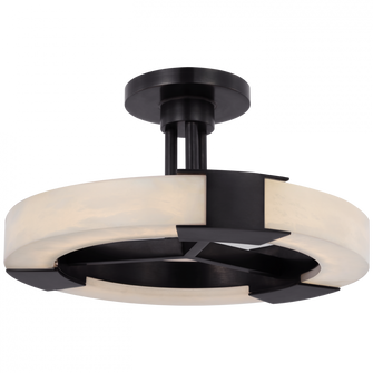 Covet Medium Ring Semi-Flush Mount (279|KW 4142BZ/ALB)