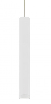 Besa Cafe 18 Quick-Connect Pendant, White/Frost, Satin Nickel Finish, 1x50W MAX GY6.35 Base (127|XP-CAFE18WF-SN)
