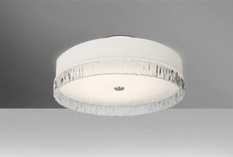 Besa Paco 19 Ceiling, Opal/Clear, 4x 9W T12 LED (127|PACO19CLC-LED)