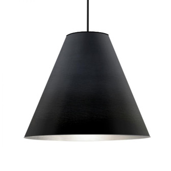 Besa Dylan Stem Pendant, Black, Black Finish, 1x30W LED (127|1TT-DYLANBK-LED-BK)