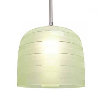 Besa, Mitzi 10 Stem Pendant, Chartreuse, Satin Nickel Finish, 1x9W LED (127|1TT-MITZI10CR-LED-SN)