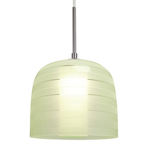Besa, Mitzi 7 Cord Pendant, Chartreuse, Satin Nickel Finish, 1x9W LED (127|1JT-MITZI7CR-LED-SN)