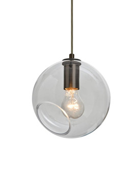 Besa, Maestro 8 Cord Pendant for Mulitport Canopy, Clear, Bronze Finish, 1x60W Medium (127|J-MAESTRO8CL-BR)