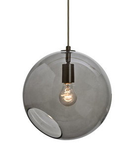 Besa, Maestro 12 Cord Pendant for Mulitport Canopy, Smoke, Bronze Finish, 1x60W Mediu (127|J-MAESTRO12SM-BR)