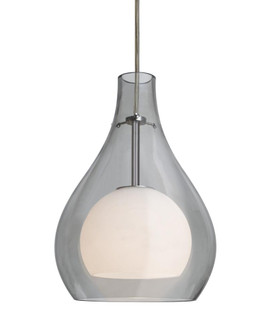 Besa, Elle 11 Cord Pendant for Multiport Canopy, Gray, Bronze Finish, 1x9W LED (127|J-ELLE11GY-LED-BR)