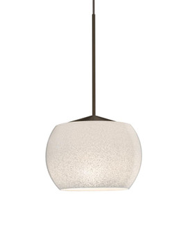 Besa, Keno Cord Pendant, White Sand, Bronze Finish, 1x3W LED (127|1XT-KENOWH-LED-BR)