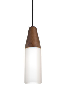 Besa, Nini Cord Pendant, Medium/Opal, Black Finish, 1x40W Medium Base (127|1JC-NINIMD-BK)