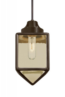 Besa, Bravo Cord Pendant For Multiport Canopy, Bronze/Gold Bubble, Bronze Finish, 1x6 (127|J-BRAVOBR-BR)