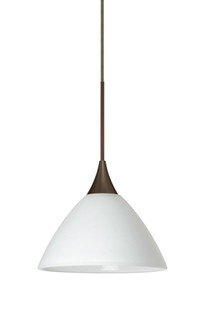 Besa Pendant For Multiport Canopy Domi Bronze White 1x3W LED (127|X-174307-LED-BR)