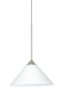 Besa Pendant For Multiport Canopy Kona Satin Nickel White 1x50W MAX GY6.35 Base (127|X-117607-SN)