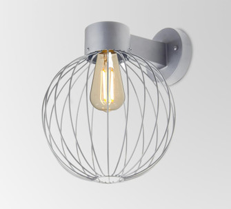 Besa, Sultana Globe Wall Sconce, Silver Finish, 1x4W LED Filament (127|SULTANA-G-WALL-EDIL-SL)