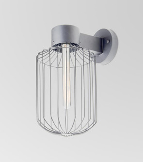 Besa, Sultana Cylinder Wall Sconce, Silver Finish, 1x60W T8 (127|SULTANA-C-WALL-SL)