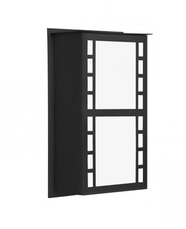 Besa Outdoor Napoli 11 Black Satin White 1x60W B10 (127|NAPOLI11-SW-BK)