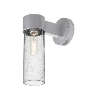 Besa, Juni 10 Outdoor Sconce, Clear Bubble, Silver Finish, 1x4W LED Filament (127|JUNI10CL-WALL-EDIL-SL)