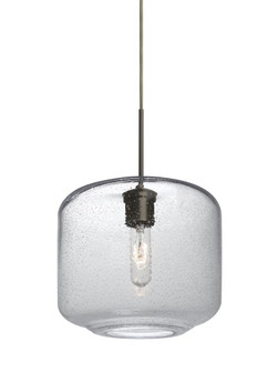 Besa Niles 10 Pendant For Multiport Canopy, Clear Bubble, Bronze Finish, 1x60W Medium (127|J-NILES10CL-BR)