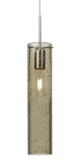 Besa, Juni 16 Pendant For Multiport Canopy, Latte Bubble, Satin Nickel, 1x60W Medium Base (127|J-JUNI16LT-SN)