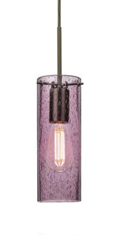 Besa, Juni 10 Pendant For Multiport Canopy, Plum Bubble, Bronze, 1x4W LED Filament (127|J-JUNI10PL-EDIL-BR)