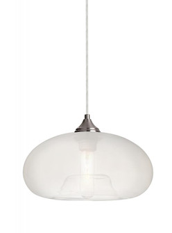 Besa Pendant For Multiport Canopy Bana Satin Nickel Frost 1x60W Medium Base (127|J-BANAFR-SN)