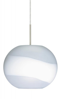 Besa Pendant For Multiport Canopy Luna Satin Nickel Opal Frost 1x100W Medium Base (127|J-477699-SN)