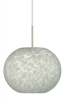 Besa Luna LED Pendant For Multiport Canopy Carrera Satin Nickel 1x9W LED (127|J-477619-LED-SN)