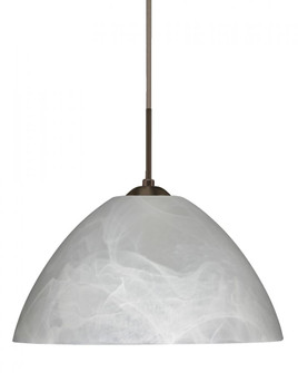 Besa Tessa Pendant For Multiport Canopy Bronze Marble 1x75W Medium Base (127|J-420152-BR)