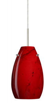 Besa Pera 9 LED Pendant For Multiport Canopy Magma Satin Nickel 1x9W LED (127|J-4126MA-LED-SN)