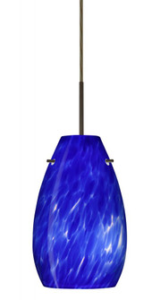 Besa Pera 9 LED Pendant For Multiport Canopy Blue Cloud Bronze 1x9W LED (127|J-412686-LED-BR)