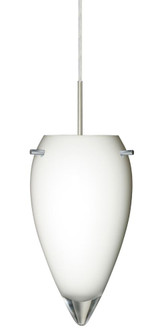 Besa Juli Pendant For Multiport Canopy Satin Nickel Opal Glossy 1x100W Medium Base (127|J-412506-SN)