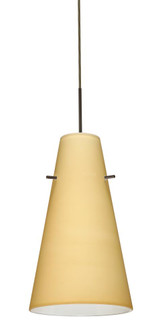 Besa Cierro Pendant For Multiport Canopy Bronze Vanilla Matte 1x100W Medium Base (127|J-4124VM-BR)