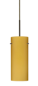 Besa Stilo 10 LED Pendant For Multiport Canopy Vanilla Matte Bronze 1x9W LED (127|J-4123VM-LED-BR)