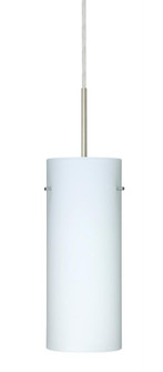 Besa Stilo 10 LED Pendant For Multiport Canopy Opal Matte Satin Nickel 1x9W LED (127|J-412307-LED-SN)