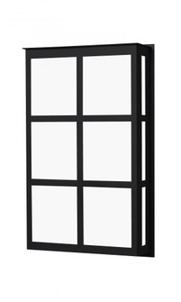 Besa Outdoor Bree 16 Black Satin White 2x8W LED (127|BREE16-SW-LED-BK)