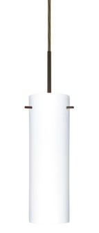 Besa Copa Pendant For Multiport Canopy Bronze Opal Matte 1x40W B10 Medium Base (127|B-493007-MED-BR)