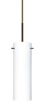 Besa Copa LED Pendant For Multiport Canopy Opal Matte Bronze 1x9W LED (127|B-493007-LED-BR)