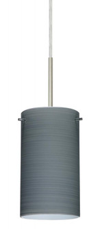 Besa Stilo 7 LED Pendant For Multiport Canopy Titan Satin Nickel 1x9W LED (127|B-4404TN-LED-SN)