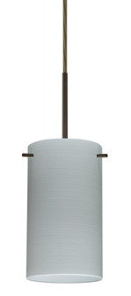 Besa Stilo 7 LED Pendant For Multiport Canopy Chalk Bronze 1x9W LED (127|B-4404KR-LED-BR)