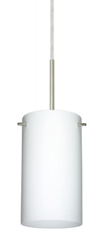 Besa Stilo 7 Pendant For Multiport Canopy Satin Nickel Opal Matte 1x40W G9 (127|B-440407-HAL-SN)