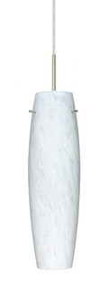 Besa Tu Tu Pendant For Multiport Canopy Satin Nickel Carrera 1x5W LED (127|B-412119-LED-SN)