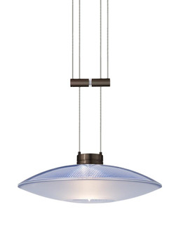 Besa Pendant Spazio Bronze Blue/Frost 1x50W Halogen (127|1XA-6294BL-BR)