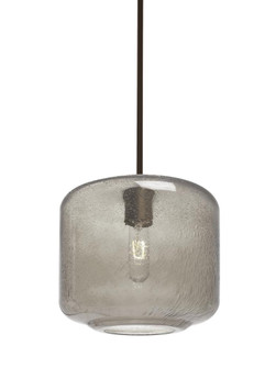 Besa Niles 10 Pendant, Smoke Bubble, Bronze Finish, 1x60W Medium Base T10 (127|1TT-NILES10SM-BR)