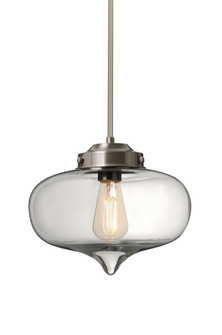 Besa Mira Stem Pendant Satin Nickel Clear 1x4W LED Filament (127|1TT-MIRACL-EDIL-SN)