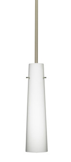 Besa Camino Stem Pendant Satin Nickel Opal Matte 1x5W LED (127|1TT-567407-LED-SN)