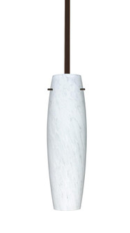Besa Stilo 11 Stem Pendant Bronze Carrera 1x9W LED (127|1TT-412119-LED-BR)